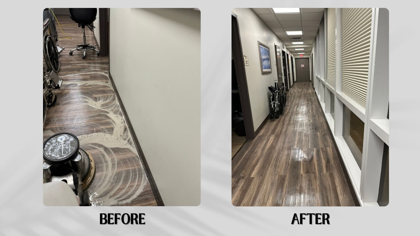 Treatment of plunk floors